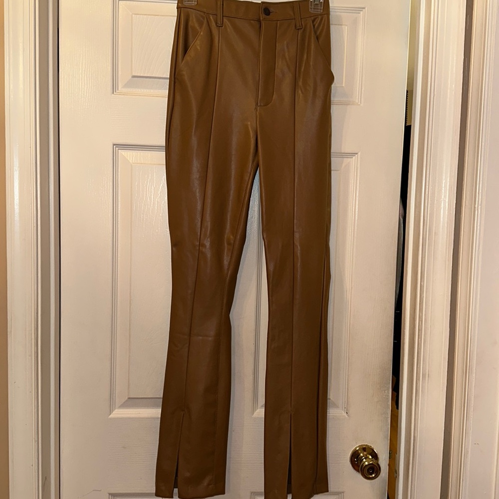 Abercrombie and Fitch Faux Leather Pant